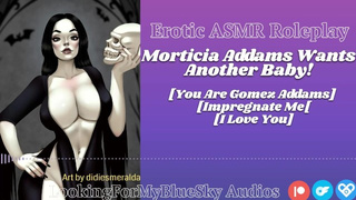 Morticia Addams Wants You to Get Her Pregnant [Goth Lady] [Cream-pie] [Asian cartoon Roleplay]