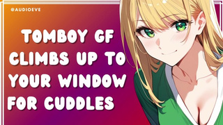 Tomboy gf Climbs Into Your Window [SFW] [GFE] [Enjoying] ASMR Audio Roleplay