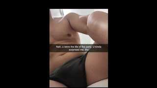 The ex-wife cheats on her boy with her colleague, Alex, during a business trip on Snapchat.