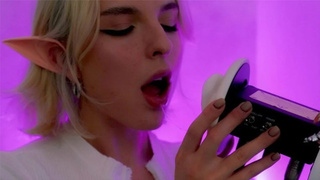 ASMR Intense Ear Licking (Close Up) with Elsa (3Dio, 4K)