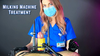 Nurse Kitty's Milking Machine Cumming Treatment
