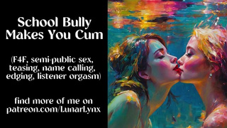 F4F Erotic ASMR | School Bully Makes You Jizz