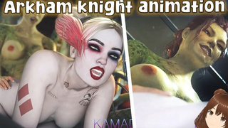 Harley Quinn receives prick from her friend Futanari (KamaDevaSFM animation) - Jazziuu