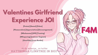 F4M | Valentines Gf Experience JOI | Praise Kink | Good Man | Wholesome