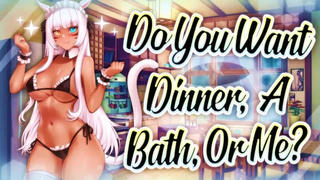 [F4M] | Your Neko gf Becomes Your Dirty Maid For The Night [Me x Listener] {Lewd ASMR}