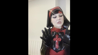 The Silent Seduction of the Latex Nun