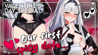 (VTuber JOI) Your Valentine’s Date Messes With Your Rod in Public | Voiced Cartoon Roleplay