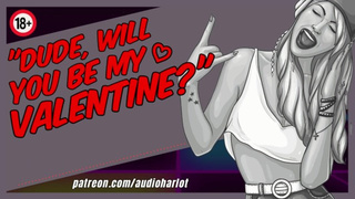 Cuddlefucking Your Horny Tomboy Roommate On Valentine's Day | Erotic Audio | F4M ASMR