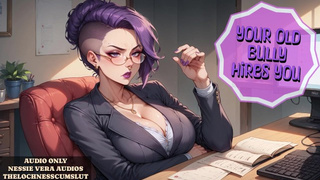 Your Cougar Bully Hires You | Erotic Audio