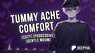Tummy Ache Comfort | Male Moans | Deep Voice | Kinky Talk | Audio Erotica | M4F