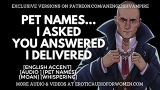 Pet Names - Baby Skank, what do you want Daddy to call you?