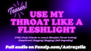 Using Your Best Friend Throat like a Fleshlight [Link to full audio in comments]