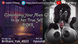 Convincing Your Alien gf to be her True Self ASMR