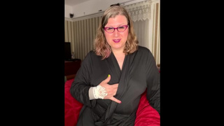 Trans MILF shows she's better for you than your new bride