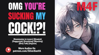 Give A Sloppy Midnight Surprise To Your Roommate And MILK His SCHLONG [M4F] [Erotic Audio For Women]