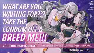 Shy Bitch Becomes Your Dumb Little Breedslut AUDIO RP | BINAURAL 3SOME Breeding Cream-pie Deepthroat