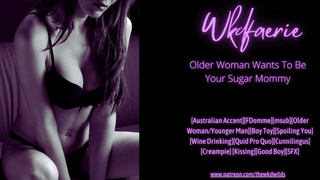 Cougar Woman Wants To Be Your Sugar Mommy