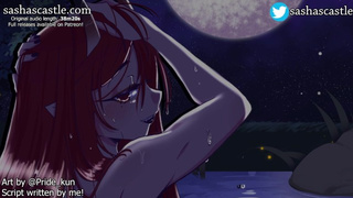 [SFW ASMR] Bathing With A Lewd Oni Ninja! [F4M] [Roleplay]