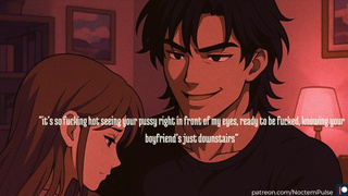 M4F ASMR YOU CHEAT ON YOUR boyfriend AT A PARTY