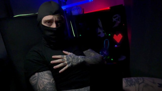 Masked Tattooed Hubby Strokes Hard Dick Censor Teasing Kink Custom Film Preview Omen Bunny OnlyFans