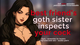 Best Friend's Goth Sister Milks Your Dick And Drains Your Balls (Audio Porn Dudes)