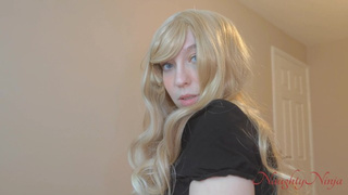 Step-Mom Accidently Falls on my Schlong while She Cleans around Me