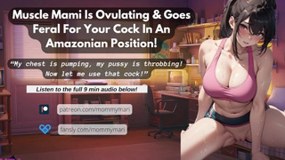Muscle Mami Is Ovulating & Goes Feral For Your Prick In An Amazonian Position! (GENTLE FEMDOM ASMR)