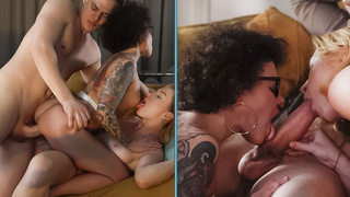 Steamy Threesome. The Best Film I Was On!