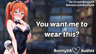 F4A | Tsundere Gf Wears A Bunnysuit ASMR Audio Roleplay