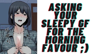 SELF PERSPECTIVE: Morning Sex with Your Nasty Gf
