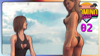 DOMINO BEACH #02 - Visual Novel Gameplay