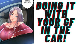 Doing it with your girlfriend in the car! ASMR Audio girlfriend Roleplay