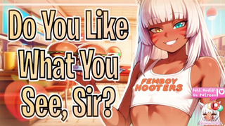 [M4M] | Your Waiter At Femboy Hooters Is Just Too Fine To Ignore {Lewd ASMR}