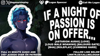 [BALDURS GATE AUDIO] Astarion Makes Passionate Love With You After Bringing You To His Grave [M4A]