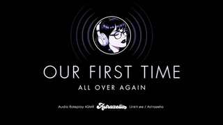 Dommy gf takes the lead with nervous subby BF - Full Audio on Patreon @ Astrazelia
