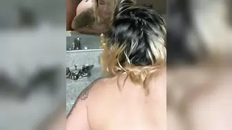Fucking her from the back while She’s on the Phone with her Husband