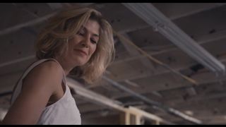 Rosamund Pike gives Ruined Orgasm Handjob to Wounded Man