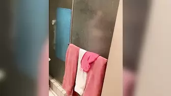 Sneaking up on Step Sis while in the Shower!!