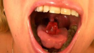 Mature Woman Swallows Gummies