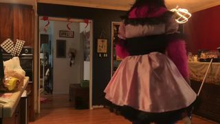 Sweater Sissy Cleans Floor (sissy Maid)
