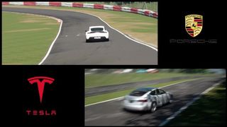 Porsche Fucks Tesla Hard at the Nurburgring 4K