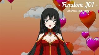 Femdom Hentai Girl gives you an Agressive JOI - Audio Story