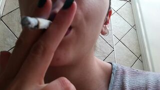 TEEN SMOKING CIGARETTE WITH YOU