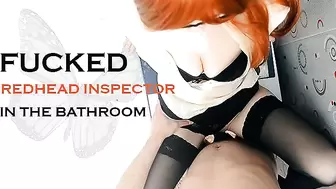 The Inspector came to Check the Water Meters but got Cum on her Face