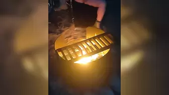Relaxing Fire and Pussy Rub