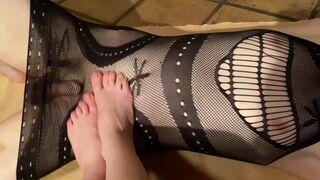 Pretty Femboy Gets Stepped on and Pisses all over himself