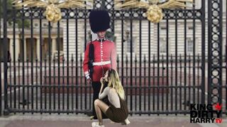 Slag Tourist Licks Royal Guards Penis outside Buckingham Palace _ EPIC MUST WATCH