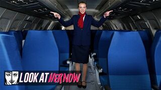 Look Ather now - Charming Air Stewardess Angel Emily, been Anal Dominated by a Male Guy
