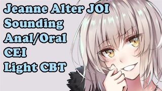 Jeanne makes you Face the Consequences Part one (FGO Jeanne Alter JOI)Sounding, Assplay, CEI, Femdom