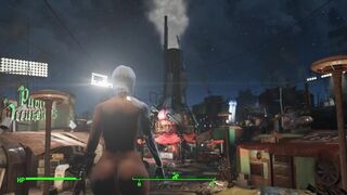 Fallout four Walking around Diamond City Nude